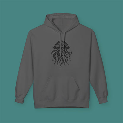 Tribal Tattoo Jellyfish Fleece Unisex Hoodie