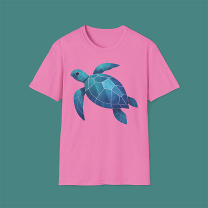 Geometric Polygon Turtle Unisex T-Shirt
