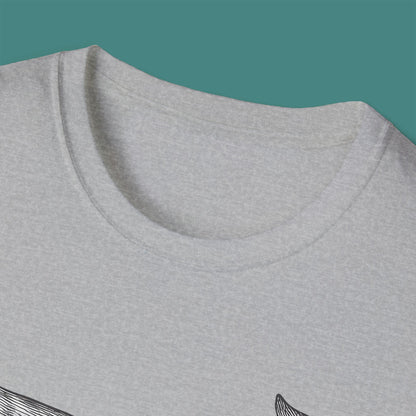 Vintage Etching Whale Unisex T-Shirt