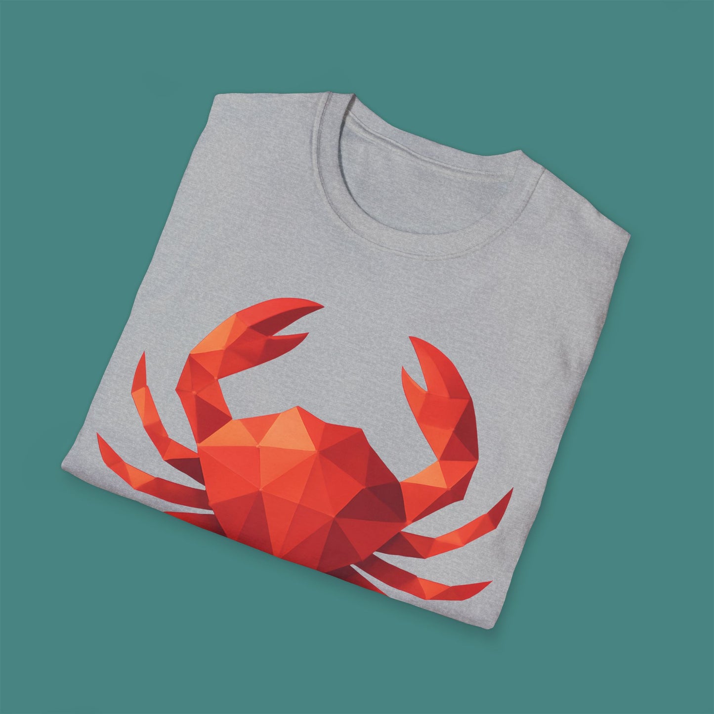 Geometric Polygon Crab Unisex T-Shirt