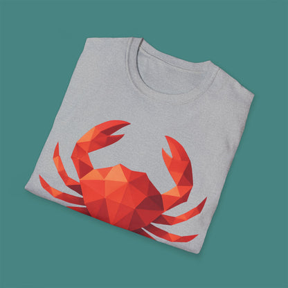 Geometric Polygon Crab Unisex T-Shirt
