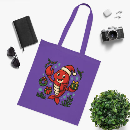 Christmas Lobster Tote Bag