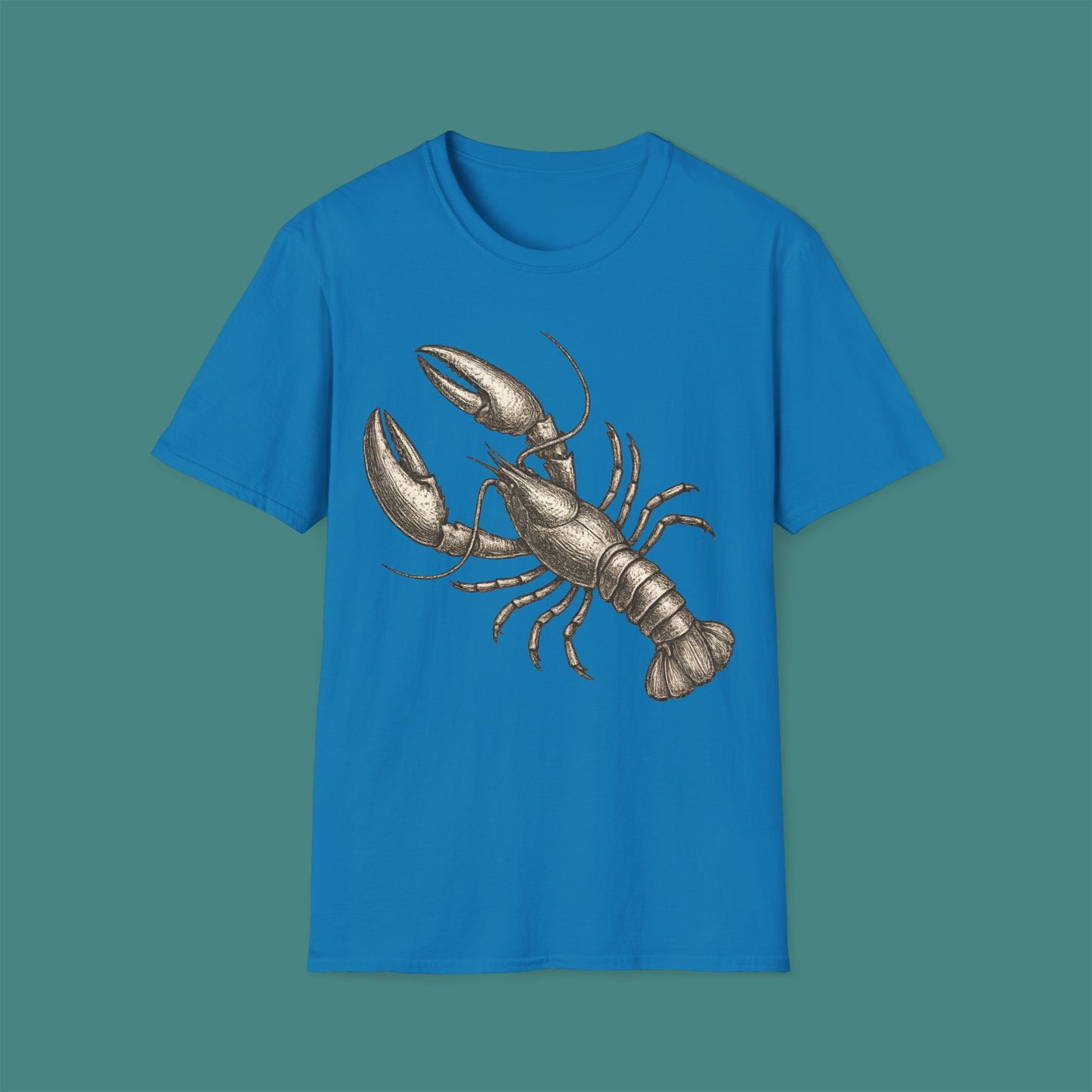 Vintage Etching Lobster Unisex T-Shirt
