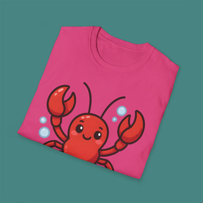 Cartoon Cute Lobster Unisex T-Shirt