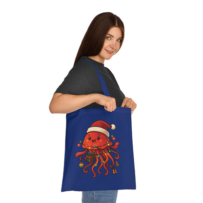 Christmas Jellyfish Tote Bag