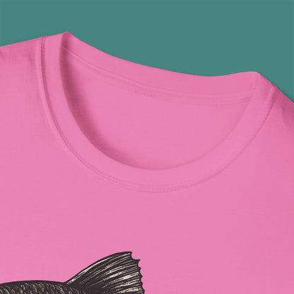 Vintage Etching Fish Unisex T-Shirt