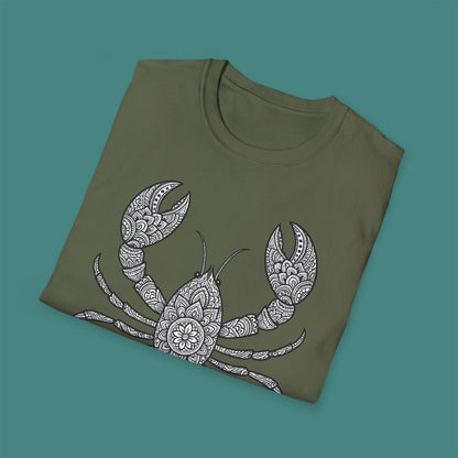 Intricate Mandala Lobster Unisex T-Shirt