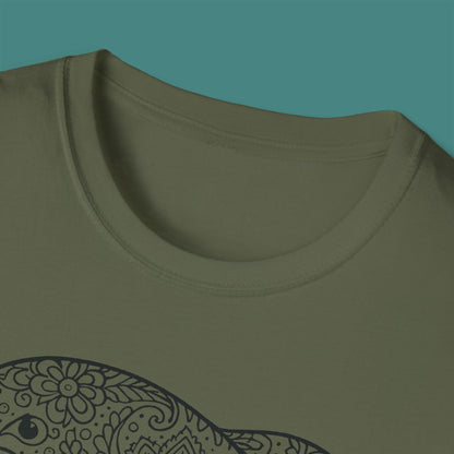 Intricate Mandala Dolphin Unisex T-Shirt