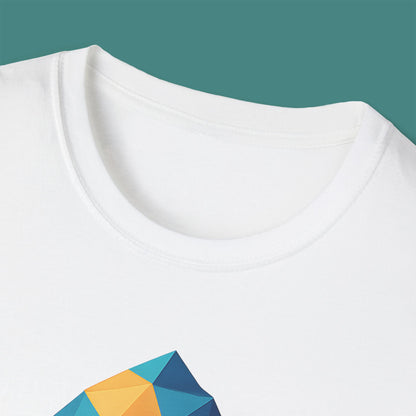 Geometric Polygon Seahorse Unisex T-Shirt