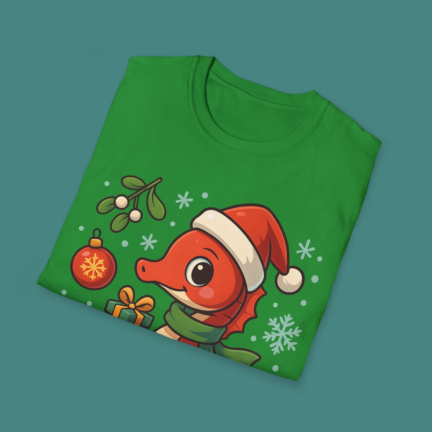 Christmas Seahorse Unisex T-Shirt