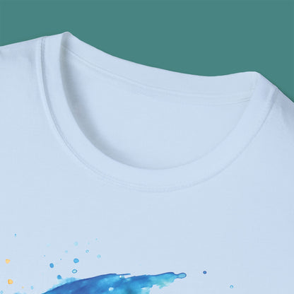 Watercolor Splash Fish Unisex T-Shirt
