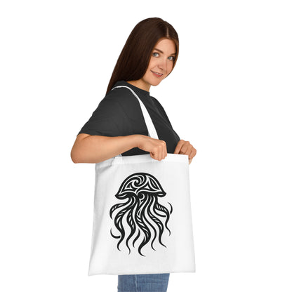 Tribal Tattoo Jellyfish Tote Bag