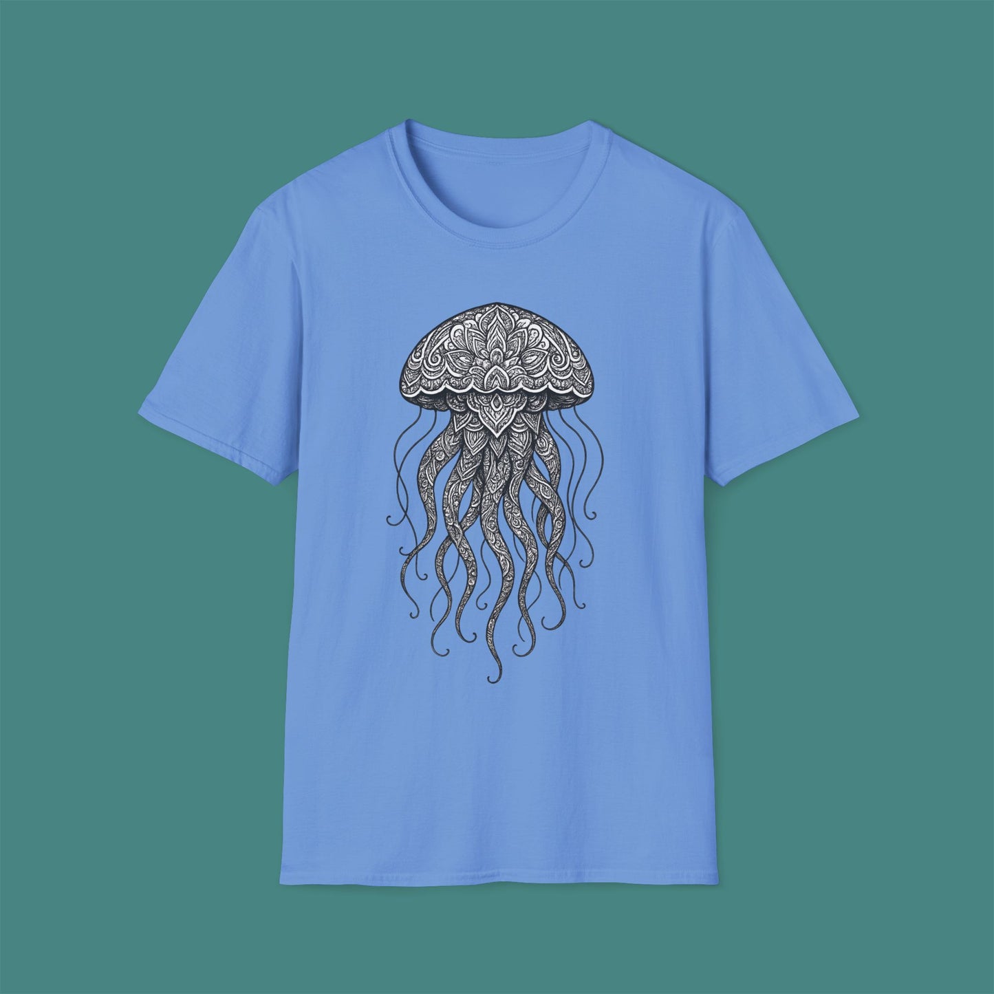 Intricate Mandala Jellyfish Unisex T-Shirt