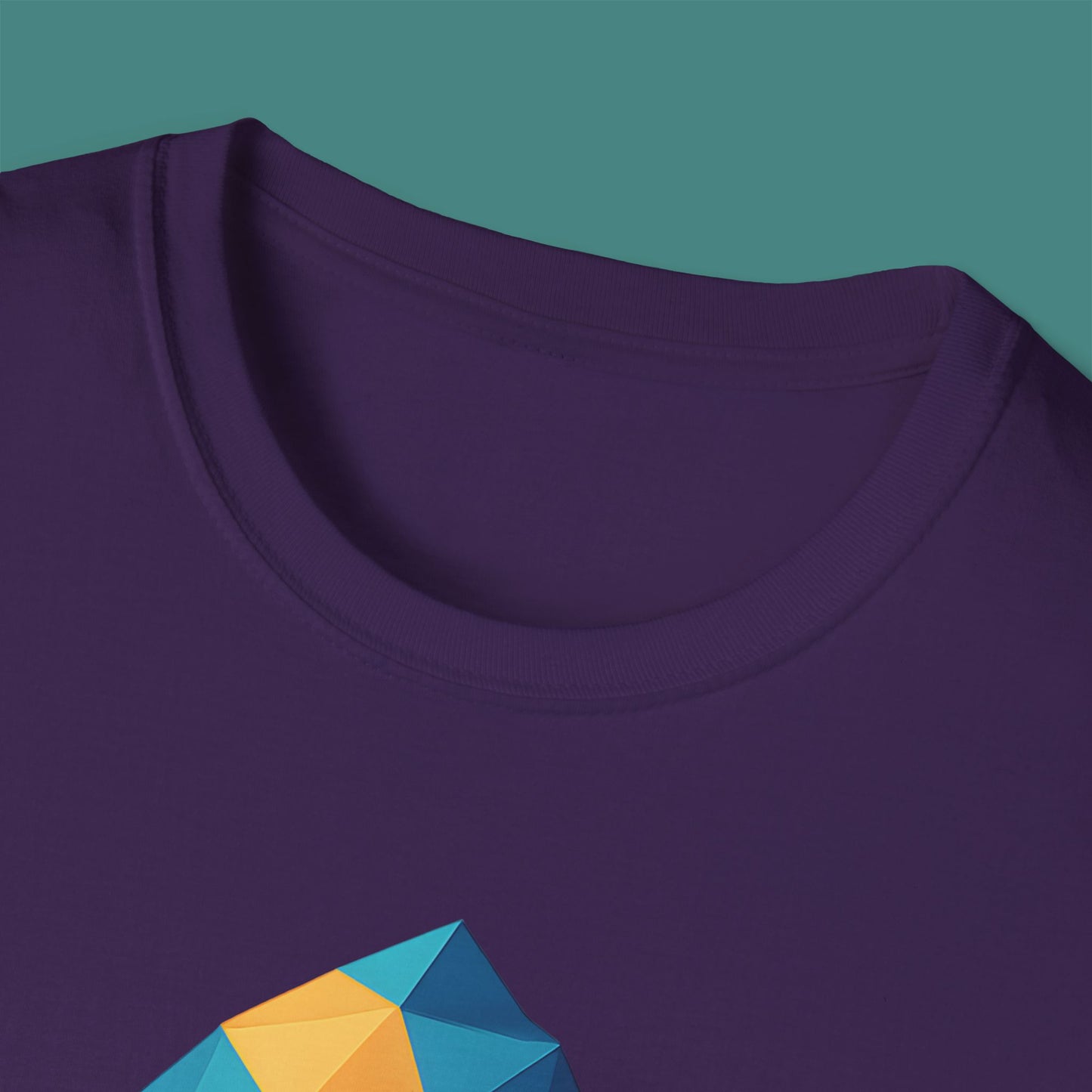 Geometric Polygon Seahorse Unisex T-Shirt