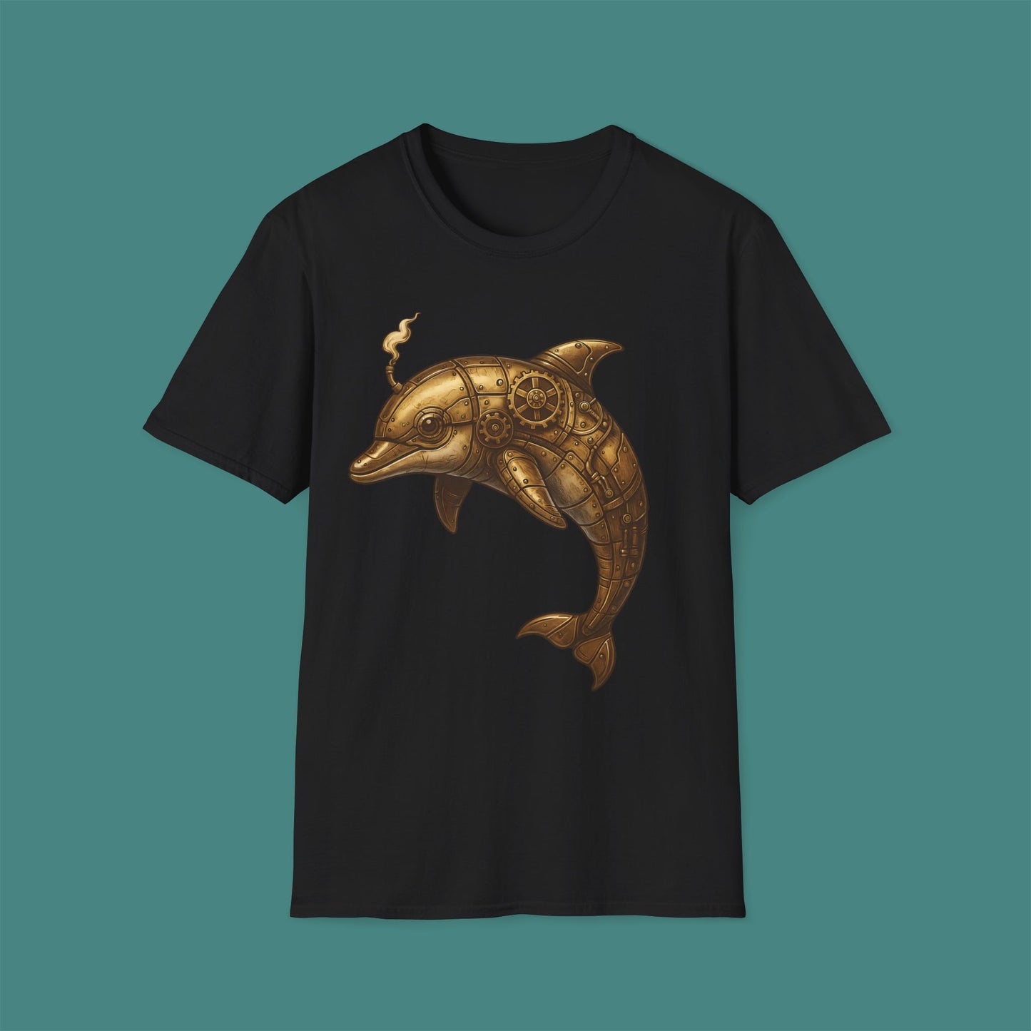 Steampunk Mechanical Dolphin Unisex T-Shirt