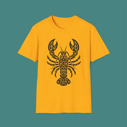 Tribal Tattoo Lobster Unisex T-Shirt