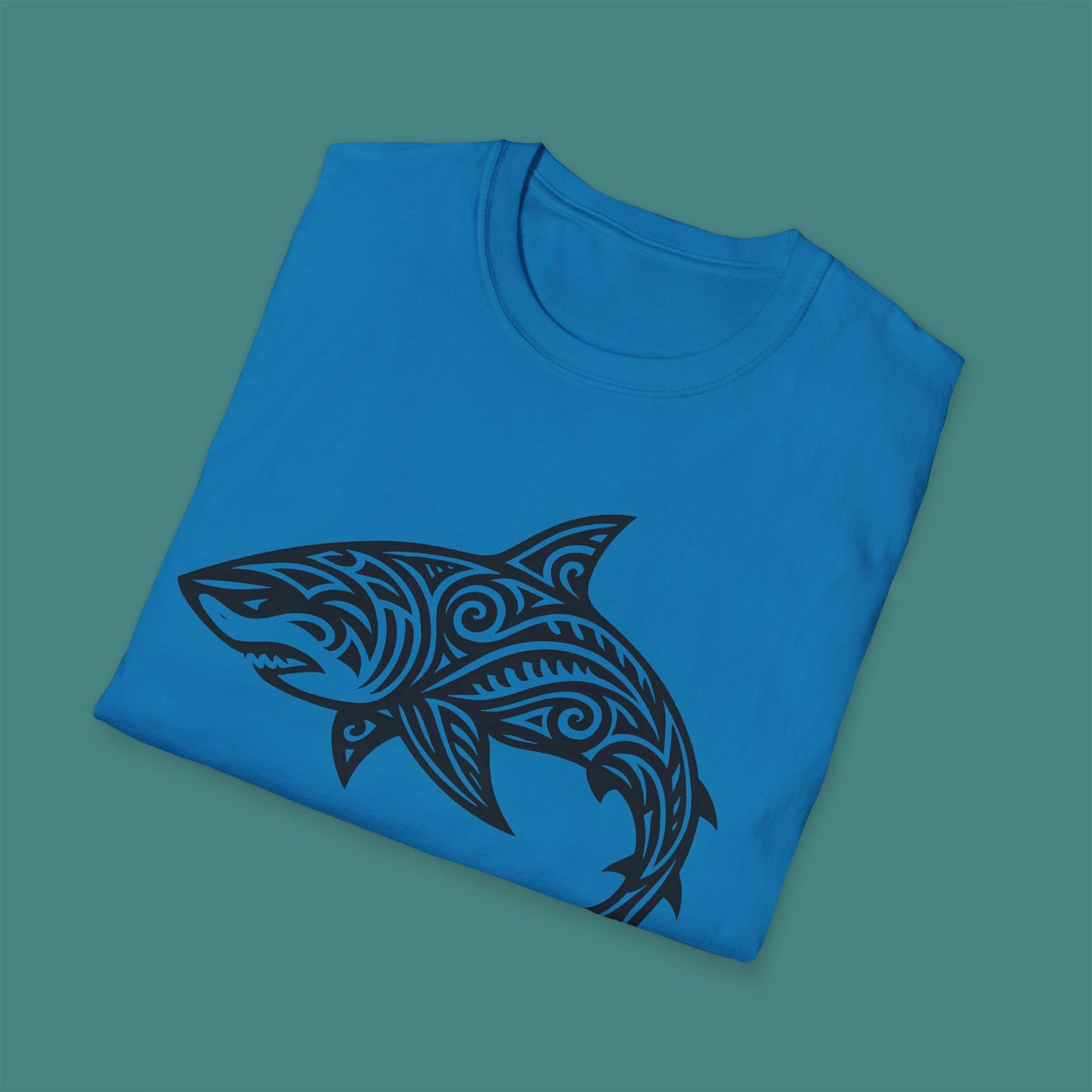 Tribal Tattoo Shark Unisex T-Shirt