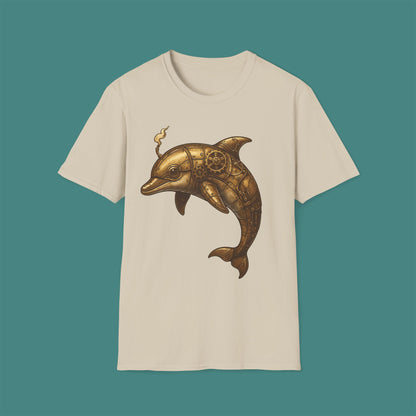 Steampunk Mechanical Dolphin Unisex T-Shirt