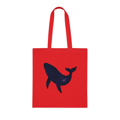 Cosmic Galaxy Whale Tote Bag