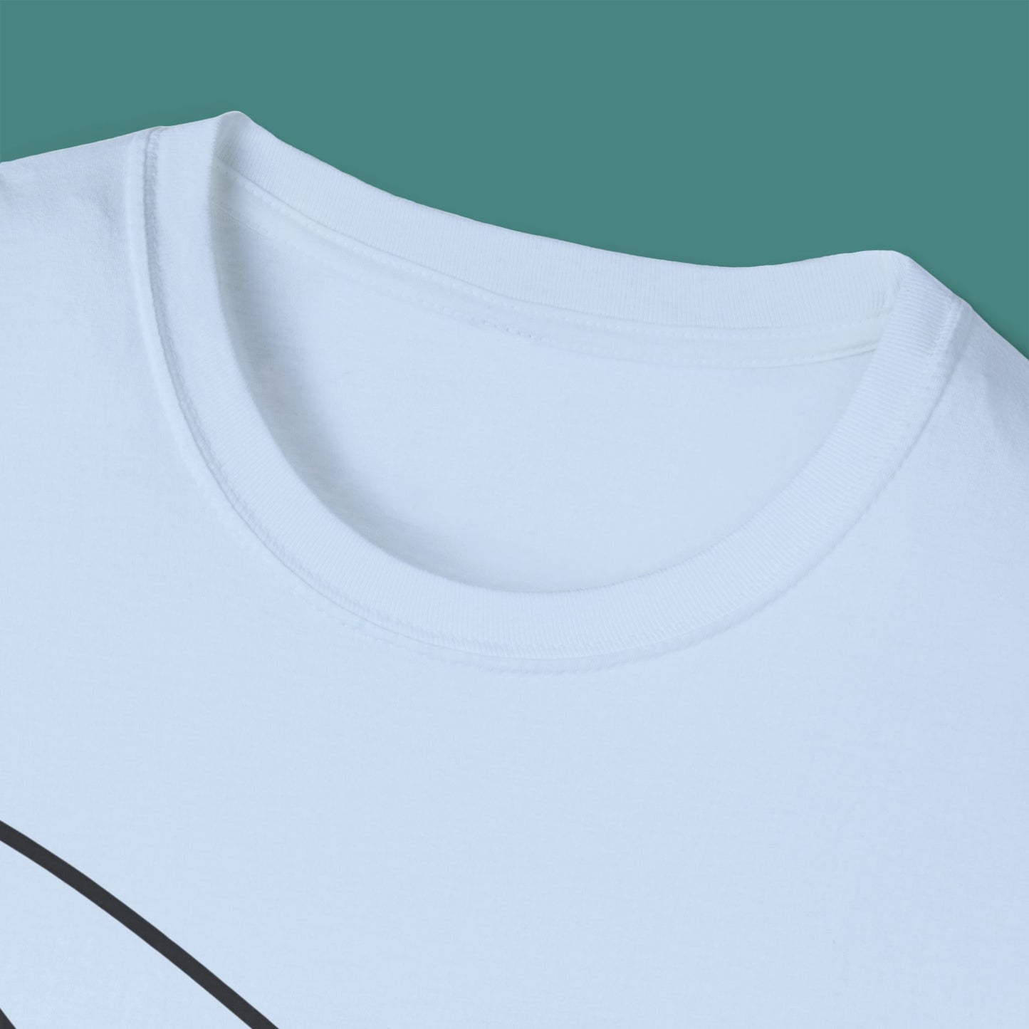 Minimalist Line Art Whale Unisex T-Shirt