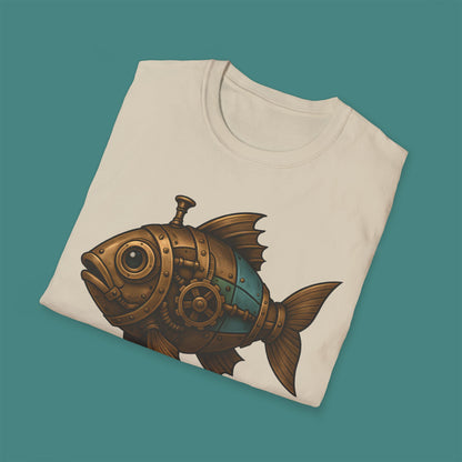 Steampunk Mechanical Fish Unisex T-Shirt