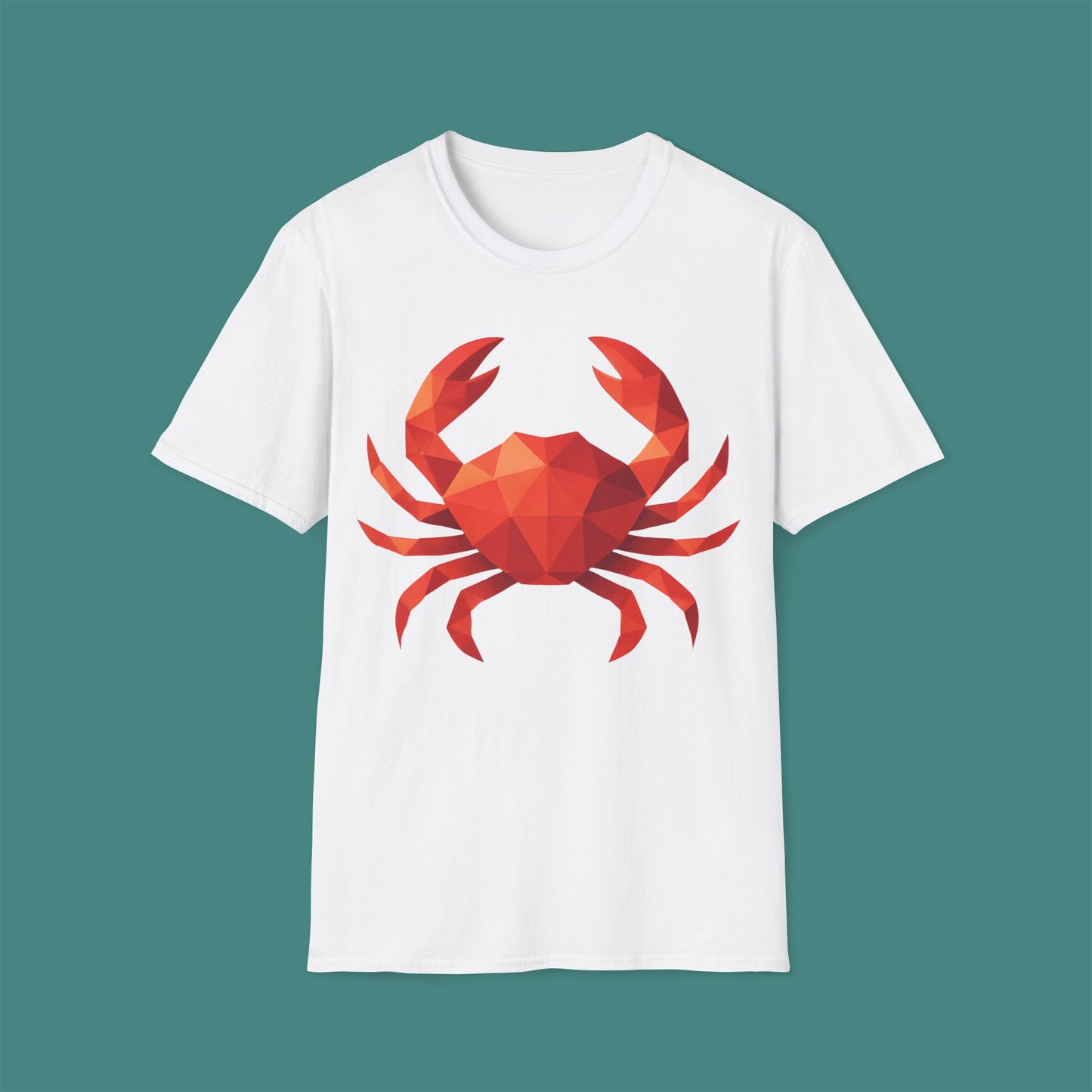 Geometric Polygon Crab Unisex T-Shirt