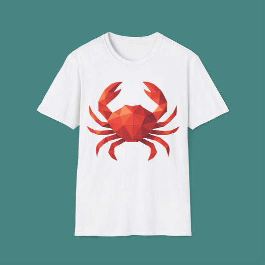 Geometric Polygon Crab Unisex T-Shirt