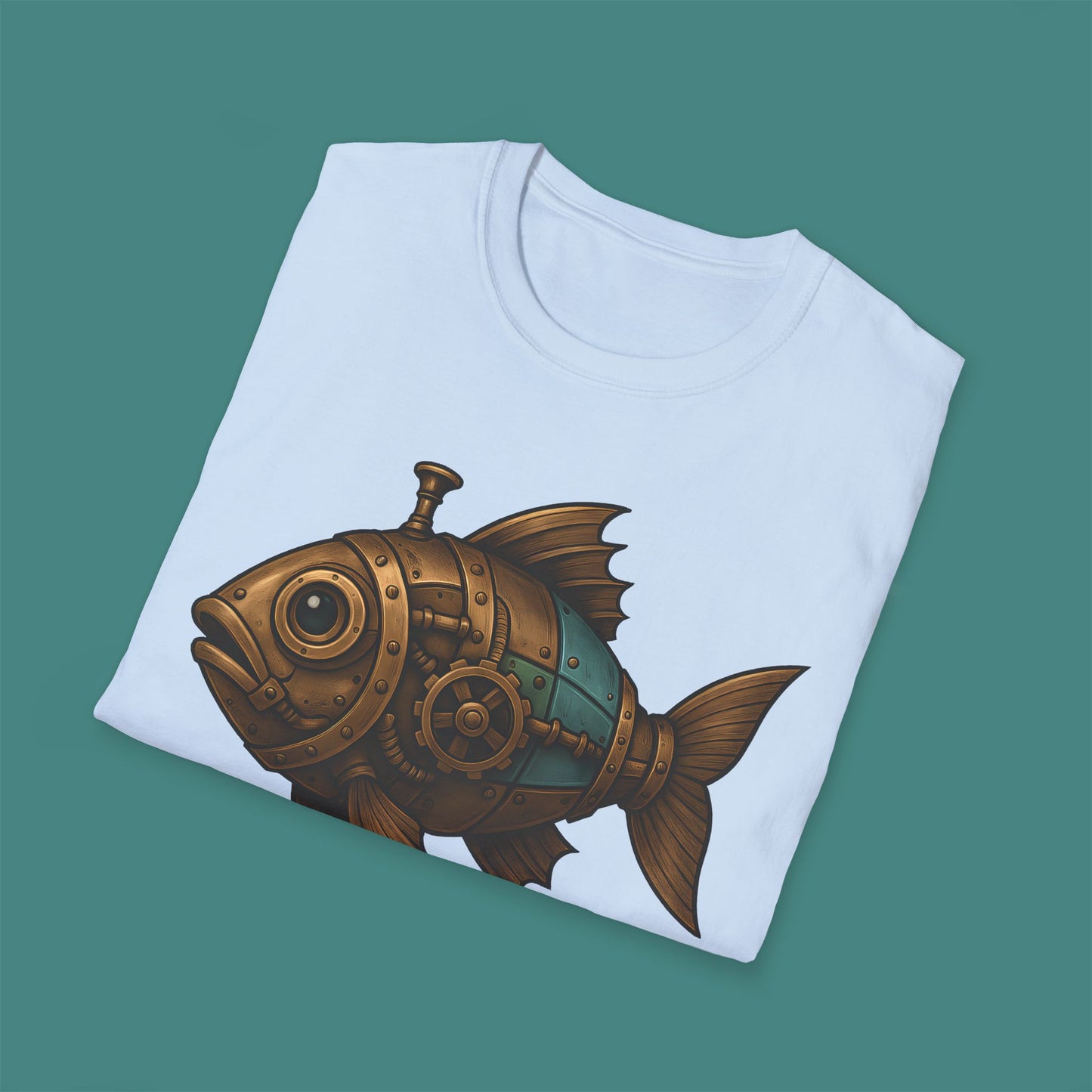 Steampunk Mechanical Fish Unisex T-Shirt