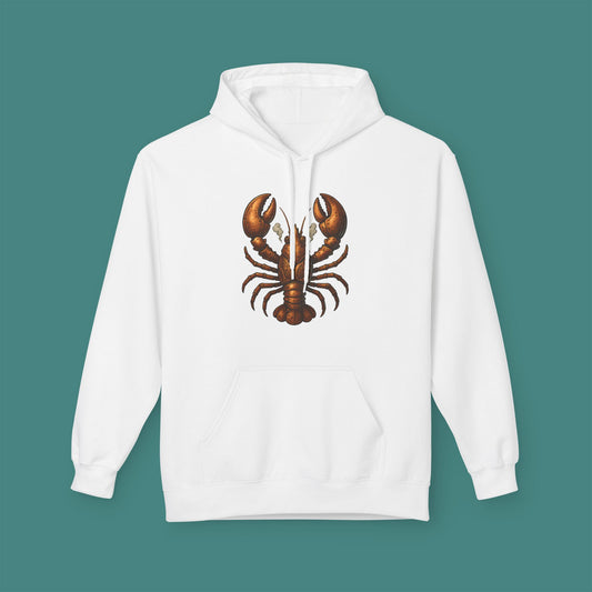 Steampunk Mechanical Lobster Fleece Unisex Hoodie