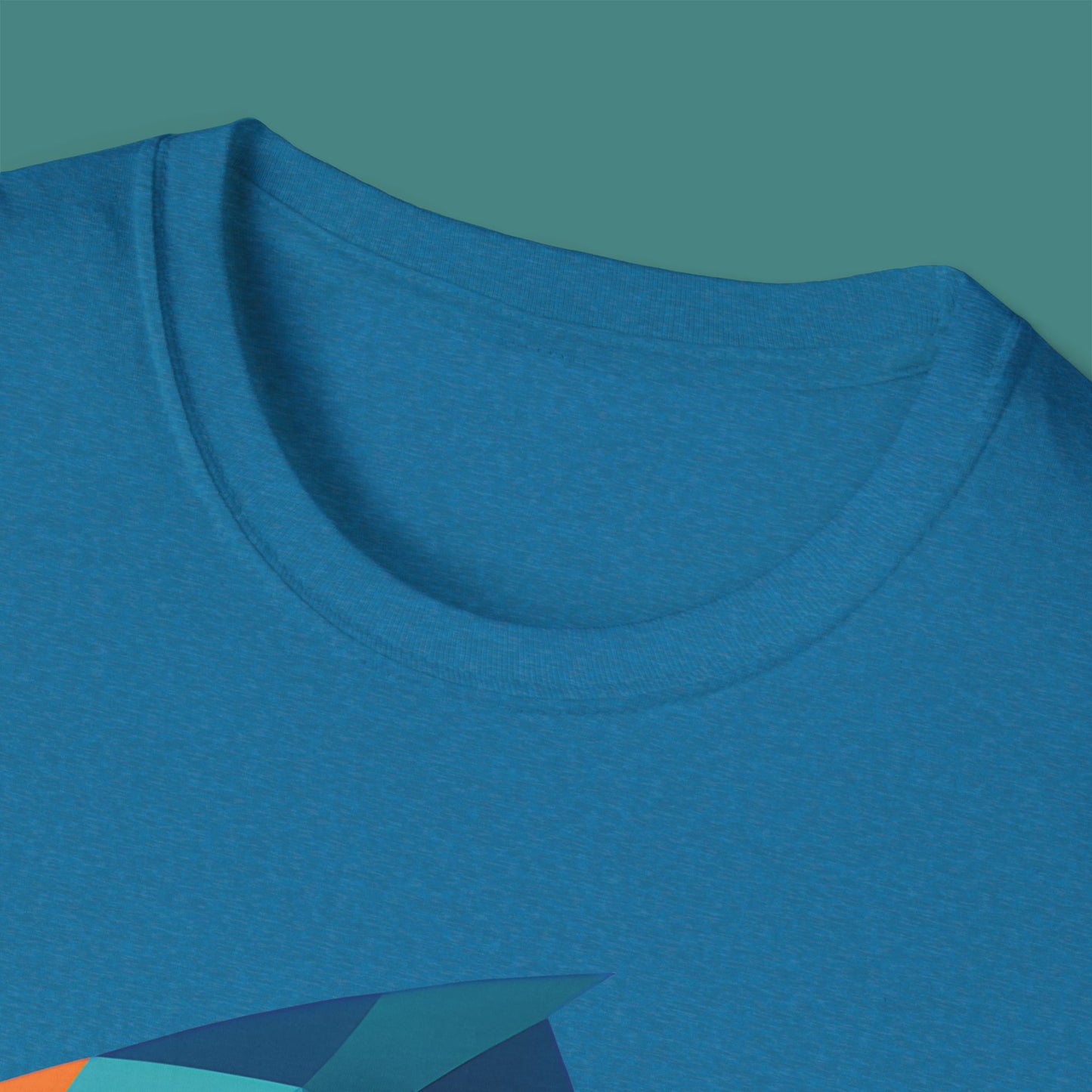 Geometric Polygon Fish Unisex T-Shirt