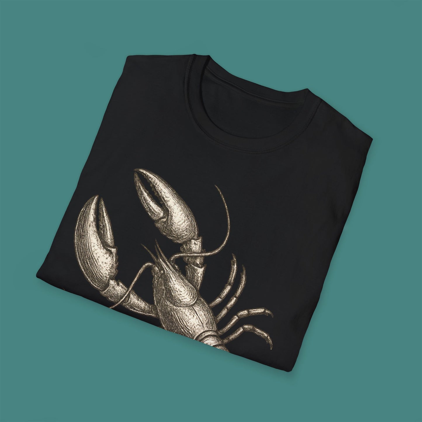 Vintage Etching Lobster Unisex T-Shirt