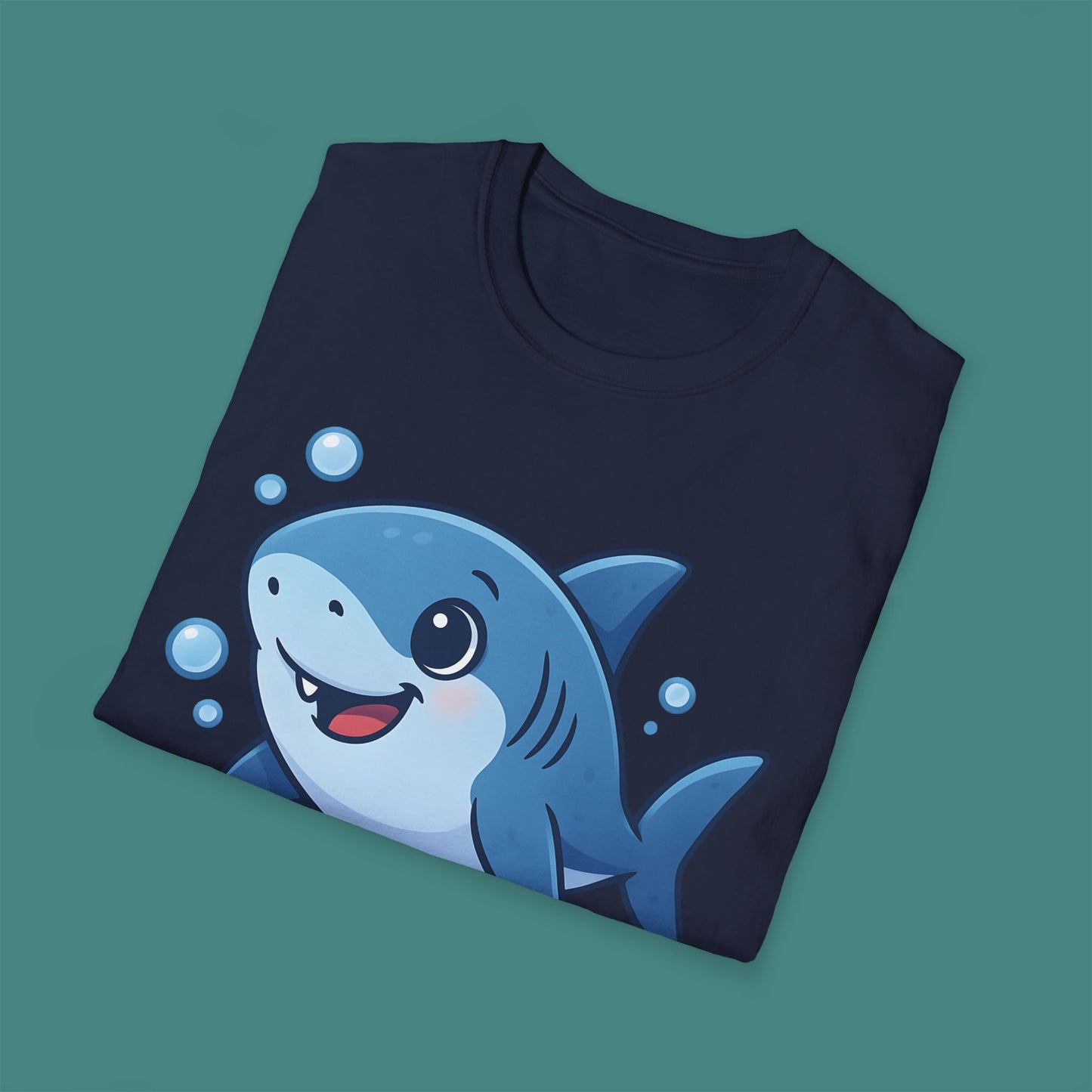 Cartoon Cute Shark Unisex T-Shirt