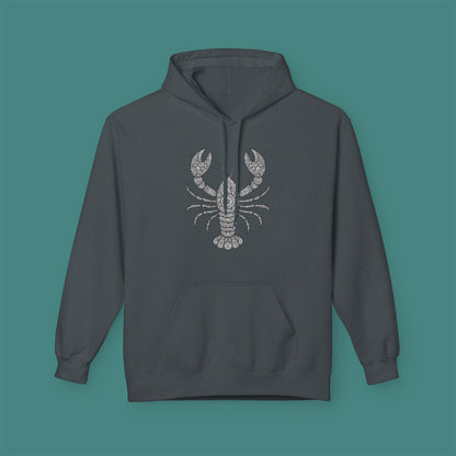 Intricate Mandala Lobster Fleece Unisex Hoodie