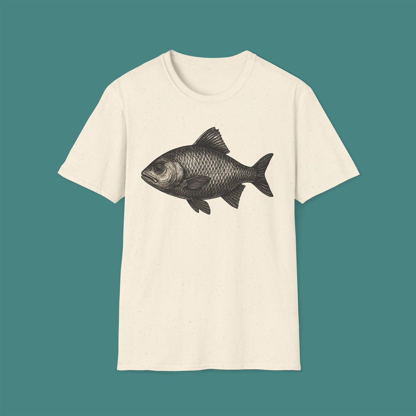 Vintage Etching Fish Unisex T-Shirt