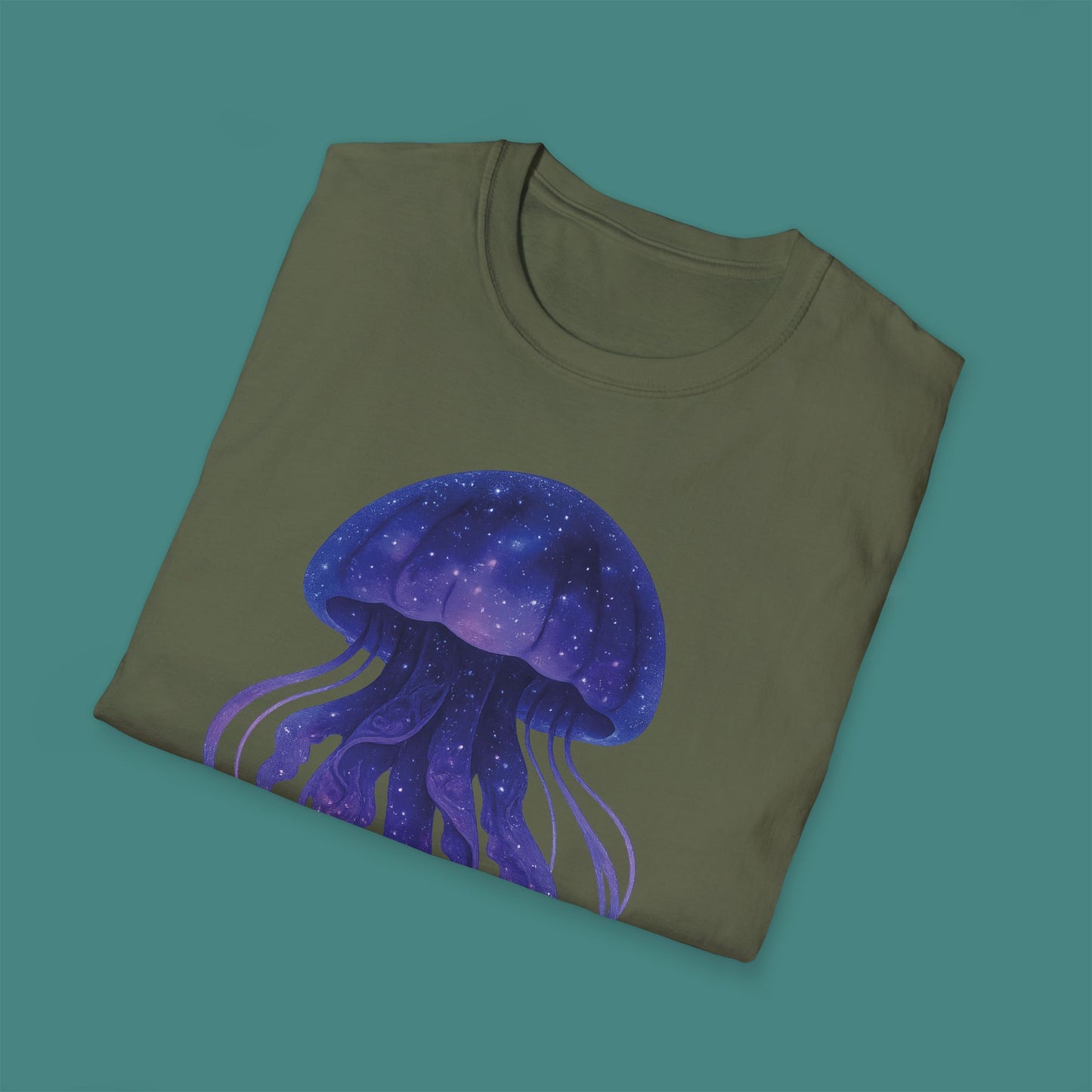 Cosmic Galaxy Jellyfish Unisex T-Shirt