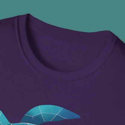 Geometric Polygon Turtle Unisex T-Shirt