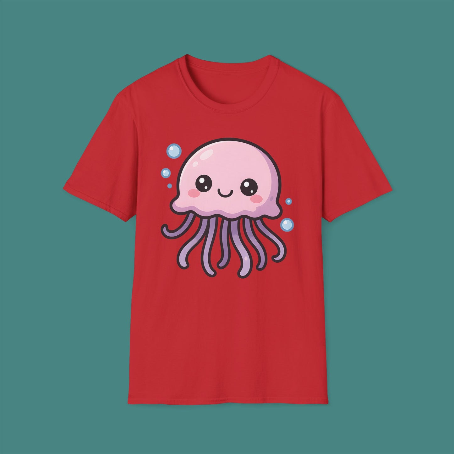 Cartoon Cute Jellyfish Unisex T-Shirt