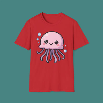 Cartoon Cute Jellyfish Unisex T-Shirt
