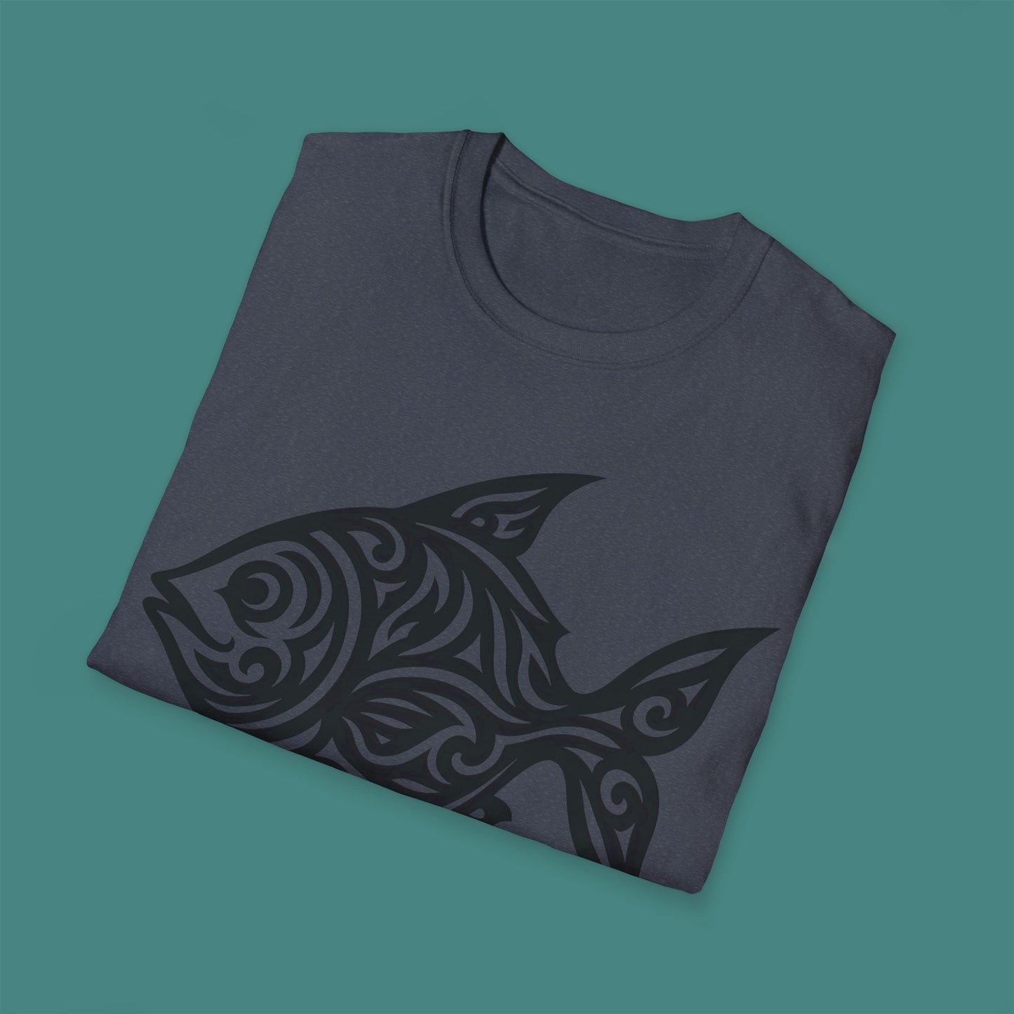 Tribal Tattoo Fish Unisex T-Shirt