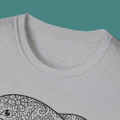 Intricate Mandala Dolphin Unisex T-Shirt