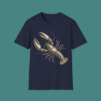 Vintage Etching Lobster Unisex T-Shirt