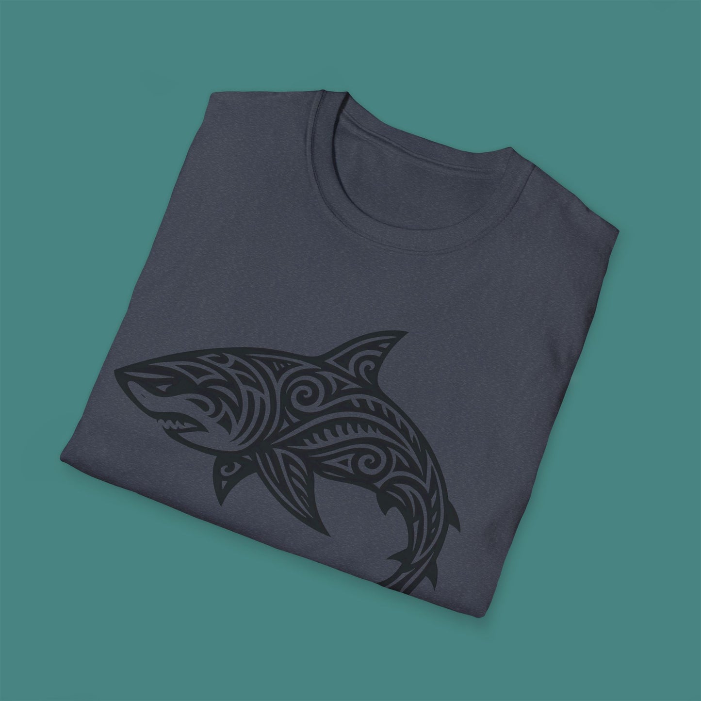 Tribal Tattoo Shark Unisex T-Shirt