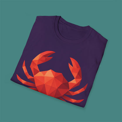 Geometric Polygon Crab Unisex T-Shirt