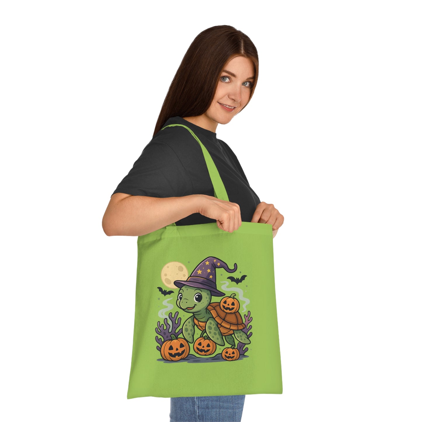 Halloween Turtle Tote Bag