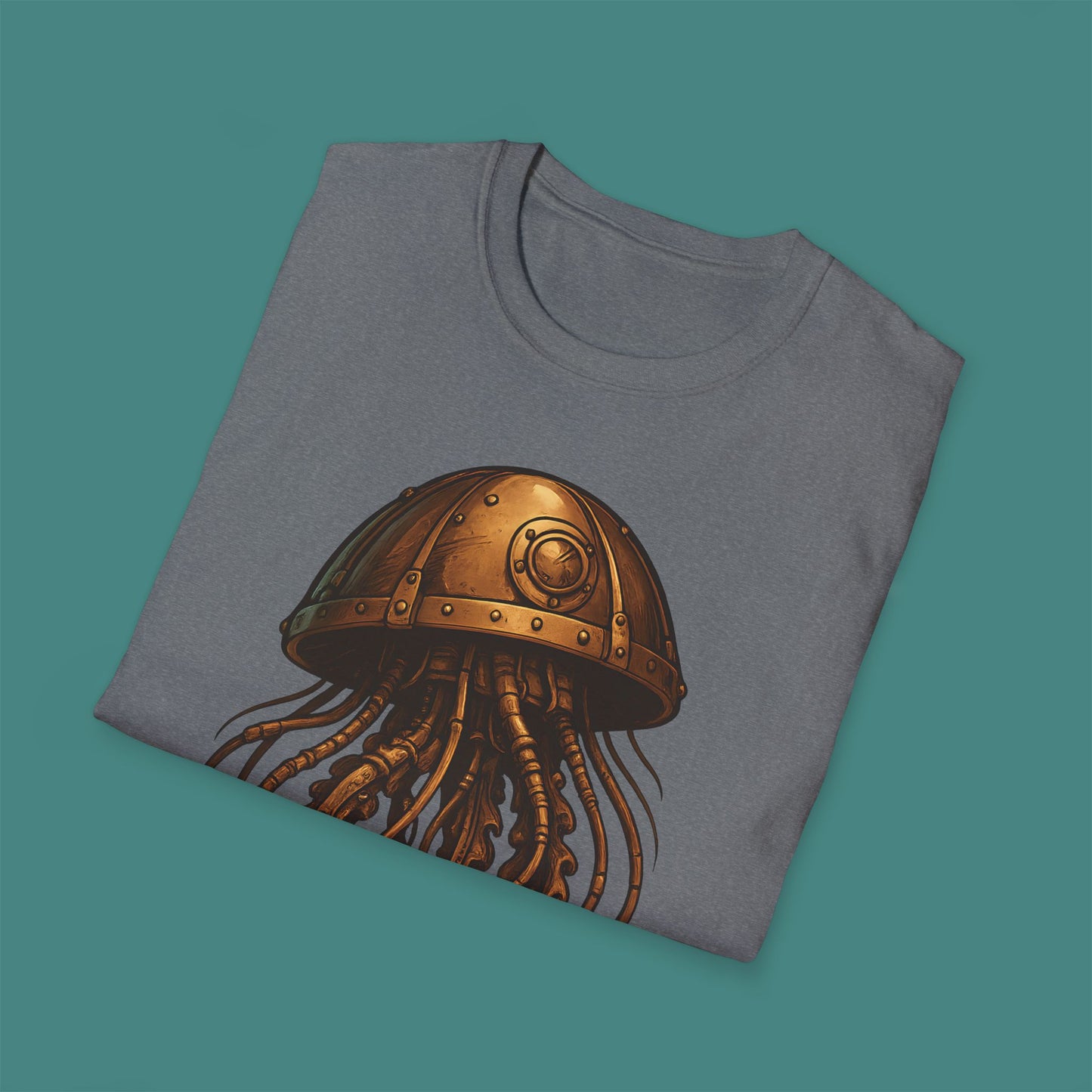 Steampunk Mechanical Jellyfish Unisex T-Shirt