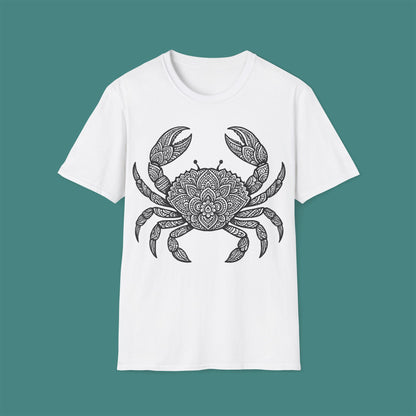Intricate Mandala Crab Unisex T-Shirt