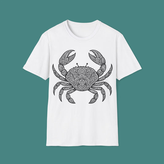 Intricate Mandala Crab Unisex T-Shirt