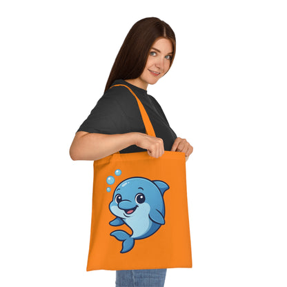 Cartoon Cute Dolphin Tote Bag