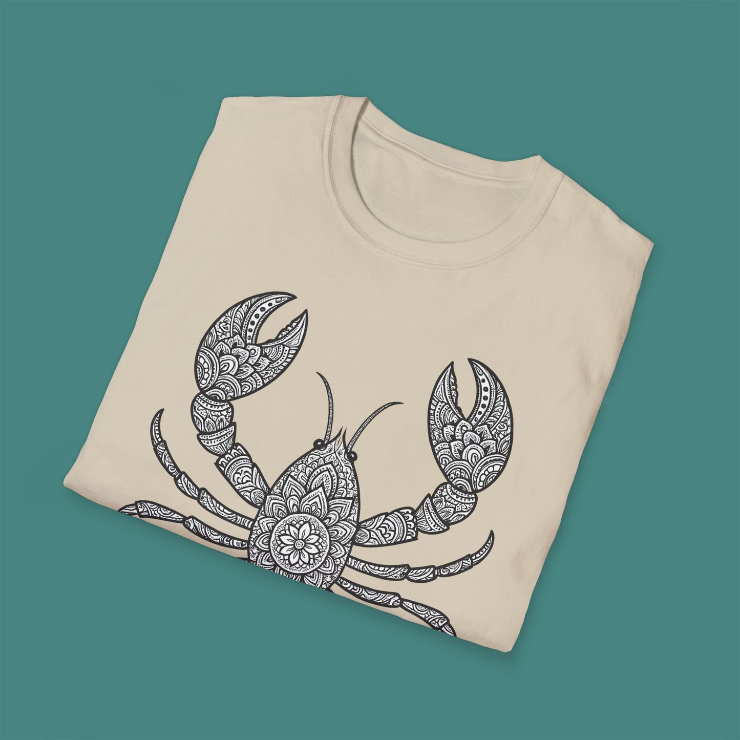 Intricate Mandala Lobster Unisex T-Shirt