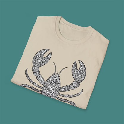 Intricate Mandala Lobster Unisex T-Shirt